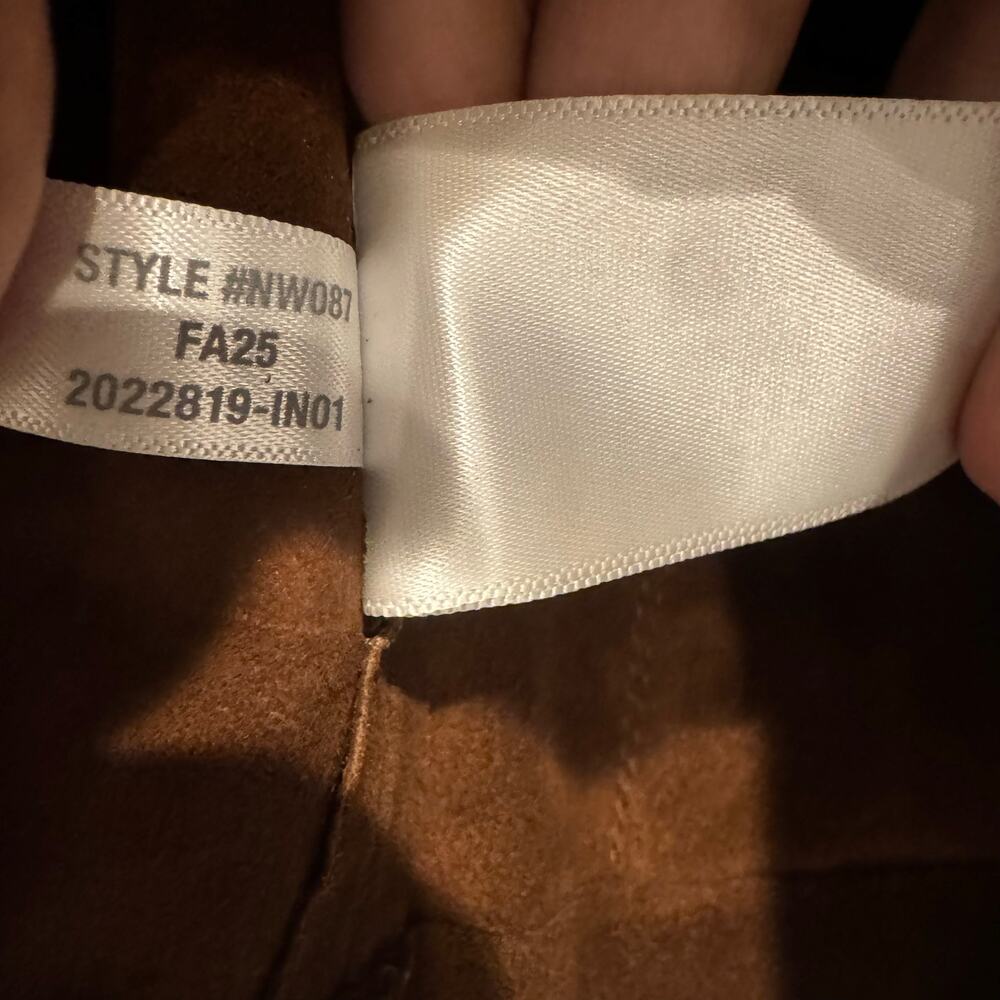 Madewell Suede Boxy-Crop Jacket In Dark Roast Suede Size XL NWT - Picture 12 of 12
